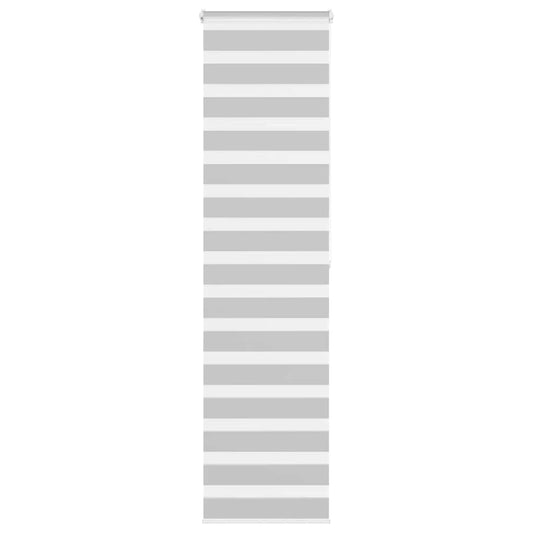 Zebra Blind Light Grey 60x200 cm Fabric Width 55.9 cm Polyester