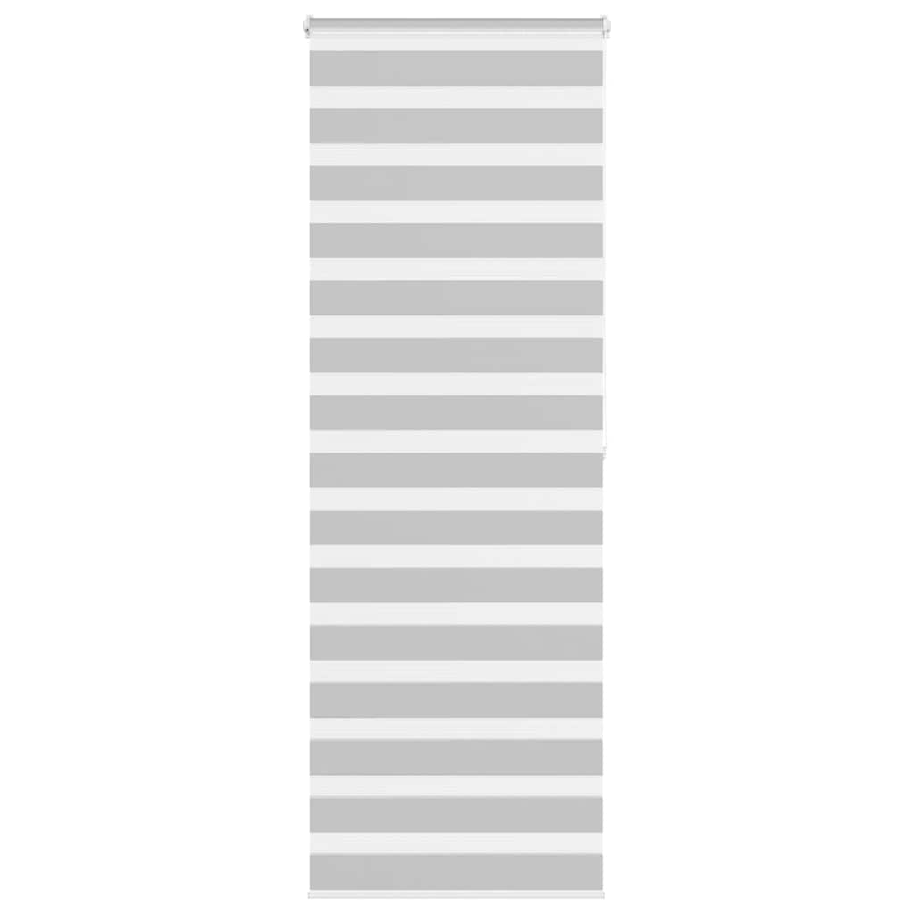 Zebra Blind Light Grey 85x200 cm Fabric Width 80.9 cm Polyester