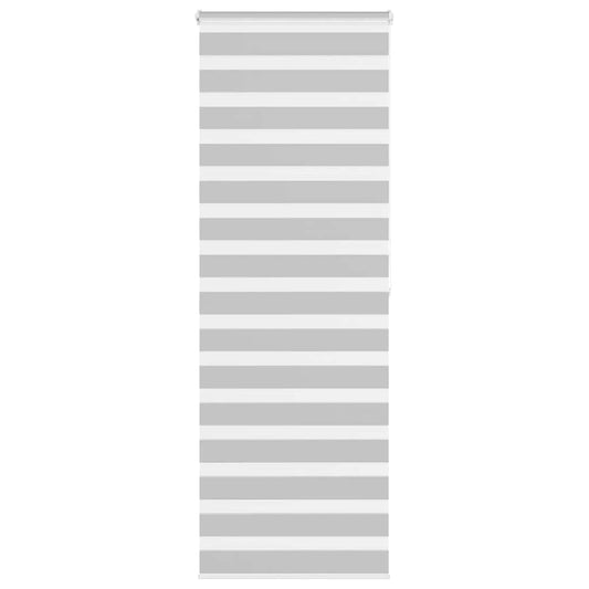 Zebra Blind Light Grey 85x200 cm Fabric Width 80.9 cm Polyester