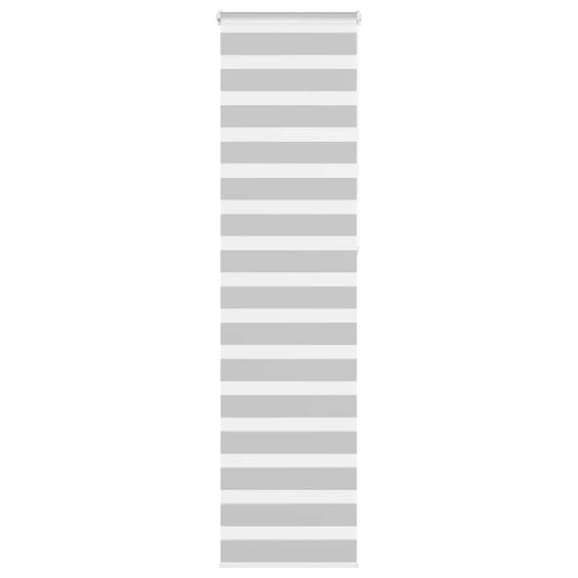 Zebra Blind Light Grey 65x230 cm Fabric Width 60.9 cm Polyester