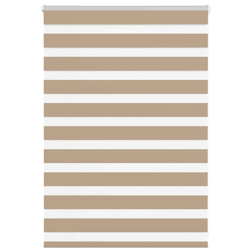 Zebra Blind Sand Brown 95x100 cm Fabric Width 90.9 cm Polyester