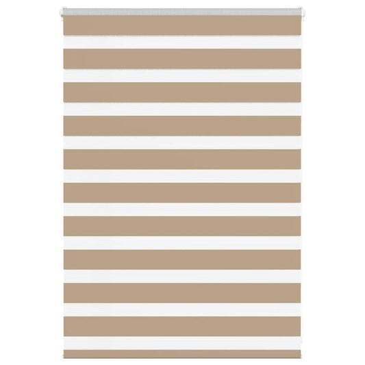 Zebra Blind Sand Brown 110x100 cm Fabric Width 105.9 cm Polyester