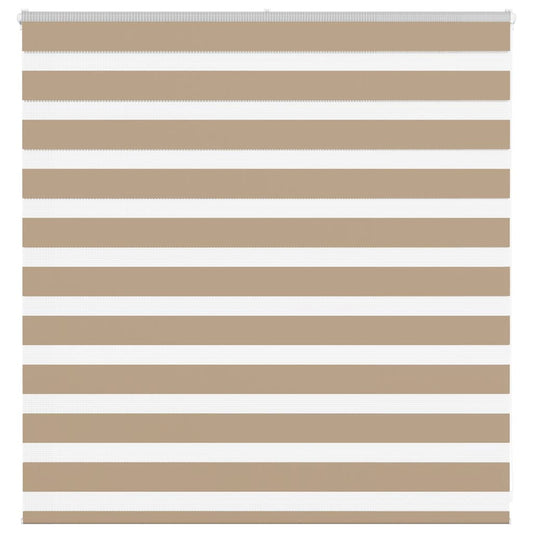 Zebra Blind Sand Brown 150x100 cm Fabric Width 145.9 cm Polyester
