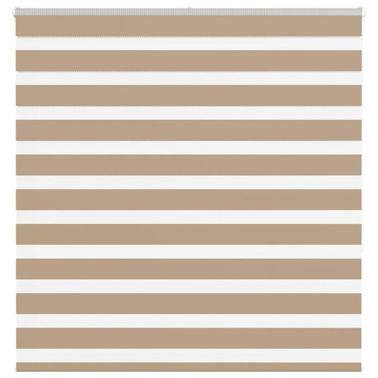 Zebra Blind Sand Brown 145x150 cm Fabric Width 140.9 cm Polyester