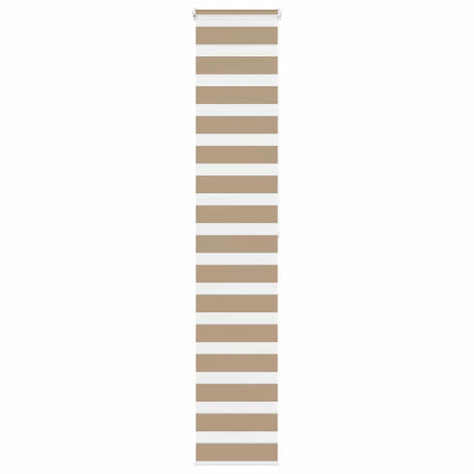 Zebra Blind Sand Brown 40x200 cm Fabric Width 35.9 cm Polyester