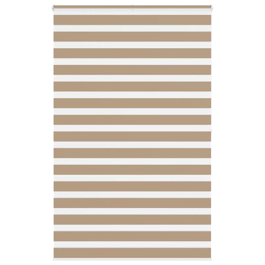 Zebra Blind Sand Brown 145x200 cm Fabric Width 140.9 cm Polyester