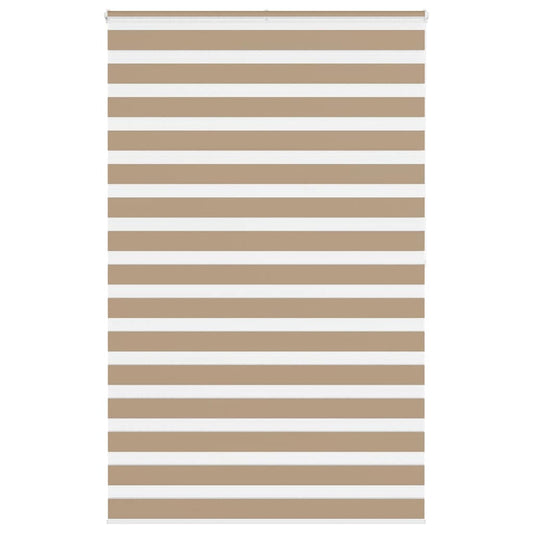 Zebra Blind Sand Brown 145x200 cm Fabric Width 140.9 cm Polyester