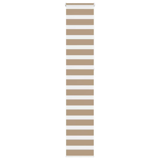 Zebra Blind Sand Brown 50x230 cm Fabric Width 45.9 cm Polyester