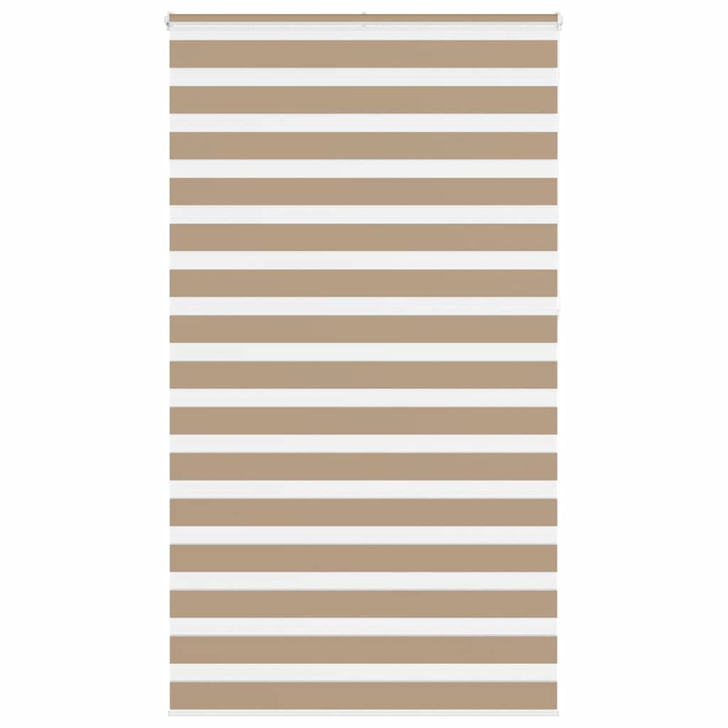 Zebra Blind Sand Brown 130x230 cm Fabric Width 125.9 cm Polyester