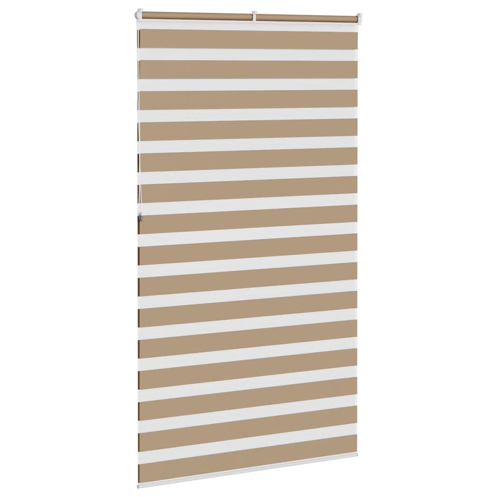 Zebra Blind Sand Brown 135x230 cm Fabric Width 130.9 cm Polyester