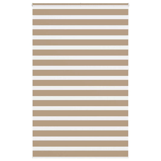 Zebra Blind Sand Brown 145x230 cm Fabric Width 140.9 cm Polyester