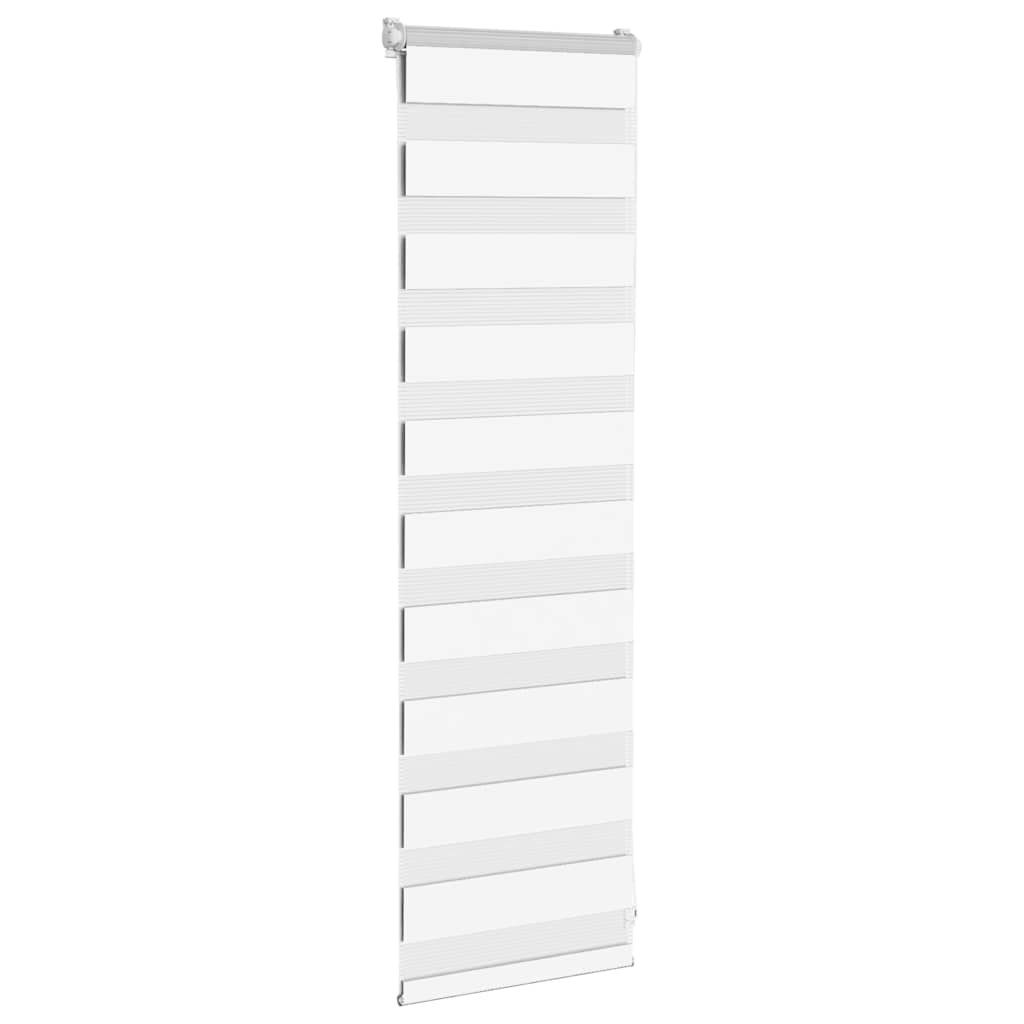 Zebra Blind White 40x100 cm Fabric Width 35.9 cm Polyester
