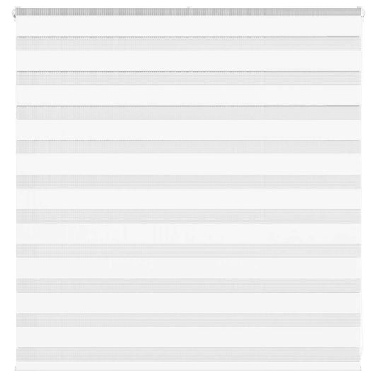 Zebra Blind White 140x100 cm Fabric Width 135.9 cm Polyester