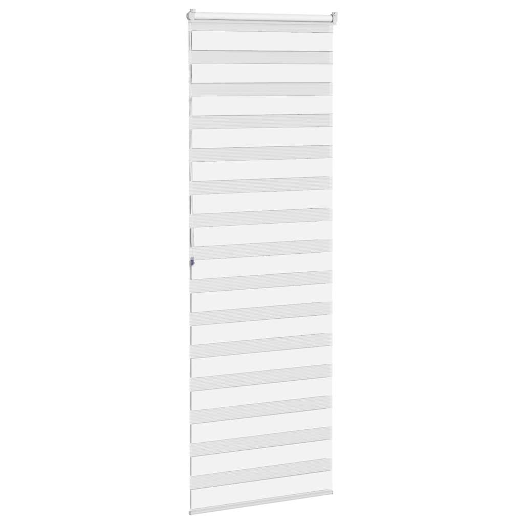 Zebra Blind White 85x200 cm Fabric Width 80.9 cm Polyester