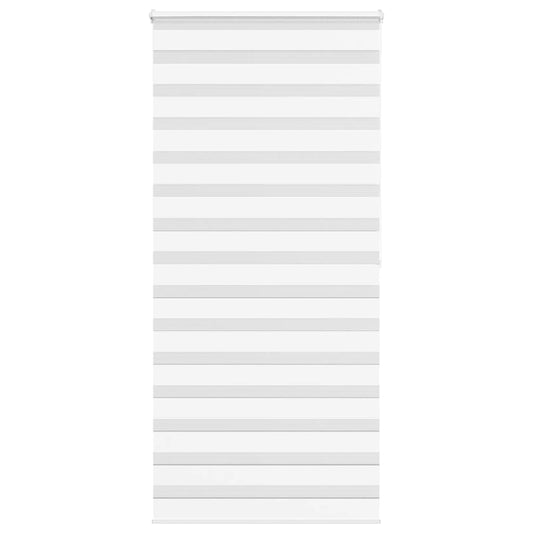Zebra Blind White 115x200 cm Fabric Width 110.9 cm Polyester