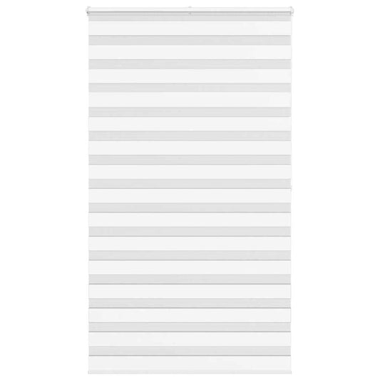 Zebra Blind White 125x200 cm Fabric Width 120.9 cm Polyester