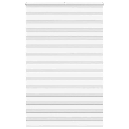Zebra Blind White 145x200 cm Fabric Width 140.9 cm Polyester