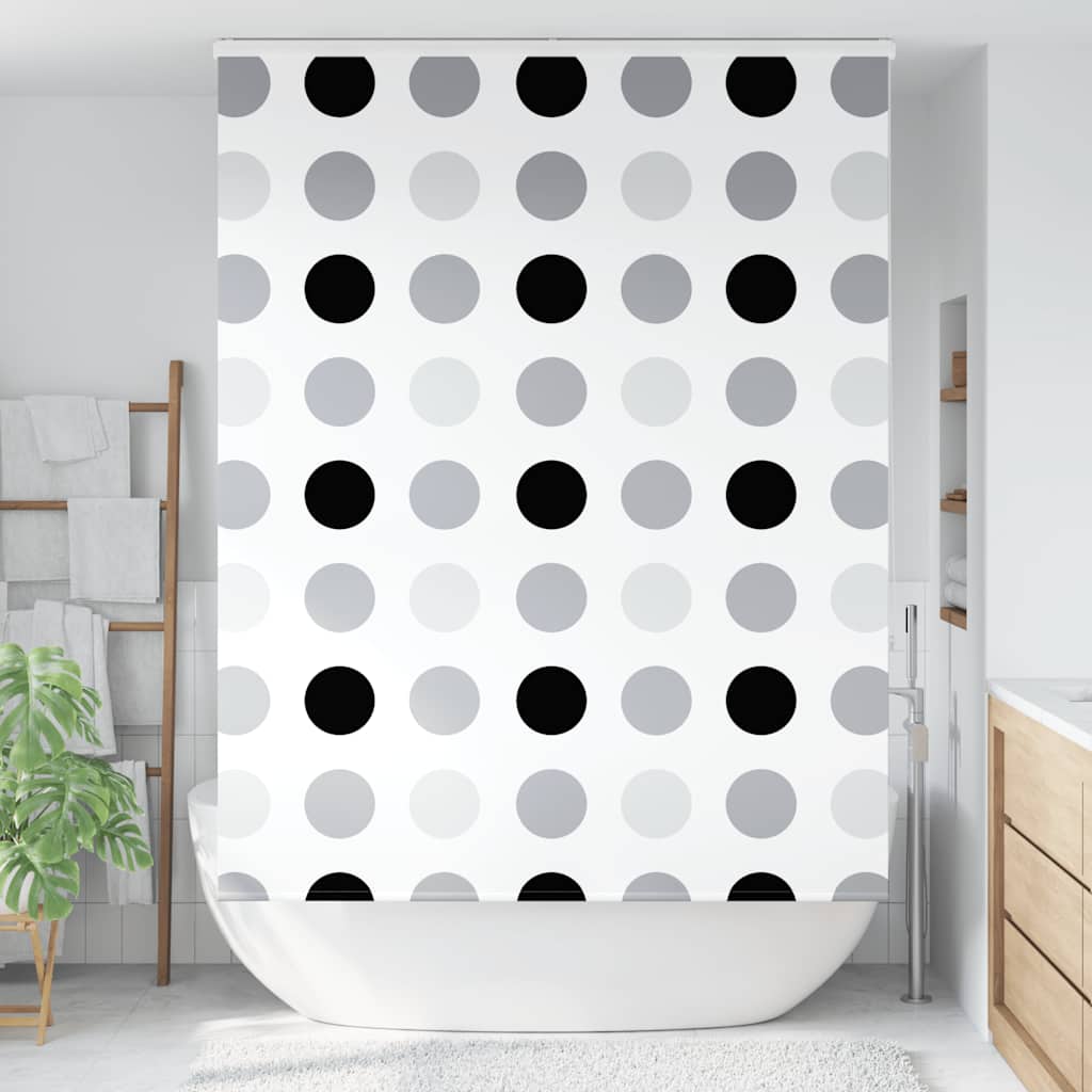 Shower Roller Blind with Cassette 160x240 cm Fabric Width 156 cm