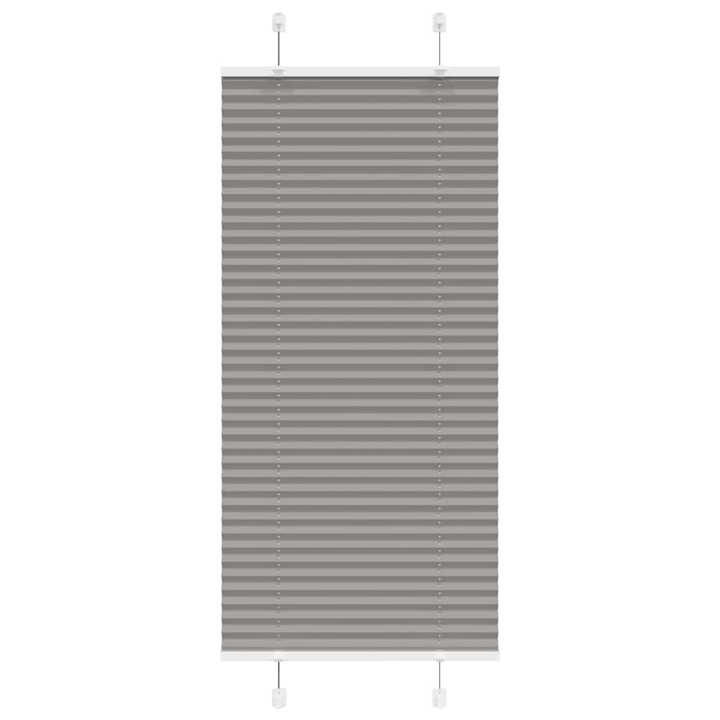 Pleated Blind Anthracite 55x150 cm Fabric Width 54.4 cm Polyester