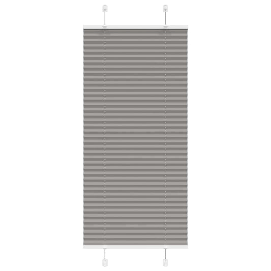 Pleated Blind Anthracite 55x150 cm Fabric Width 54.4 cm Polyester