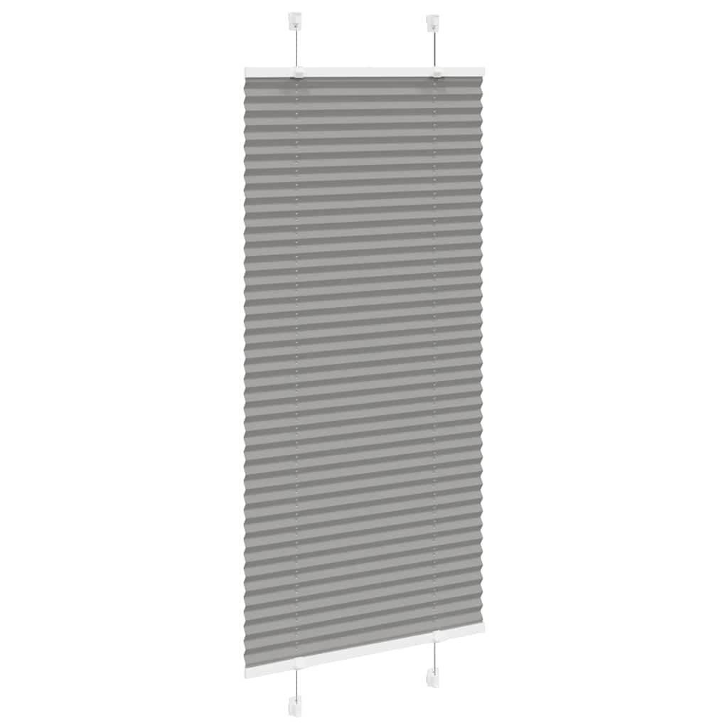Pleated Blind Anthracite 60x150 cm Fabric Width 59.4 cm Polyester
