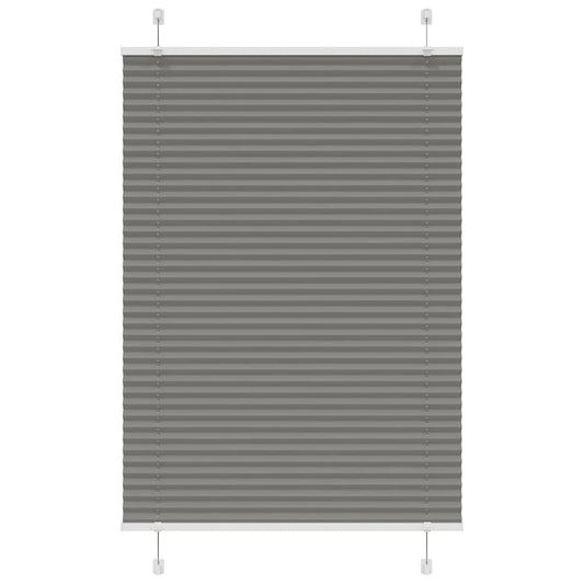 Pleated Blind Anthracite 95x150 cm Fabric Width 94.4 cm Polyester