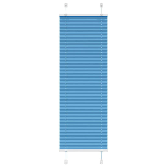 Pleated Blind Blue 50x100 cm Fabric Width 49.4 cm Polyester