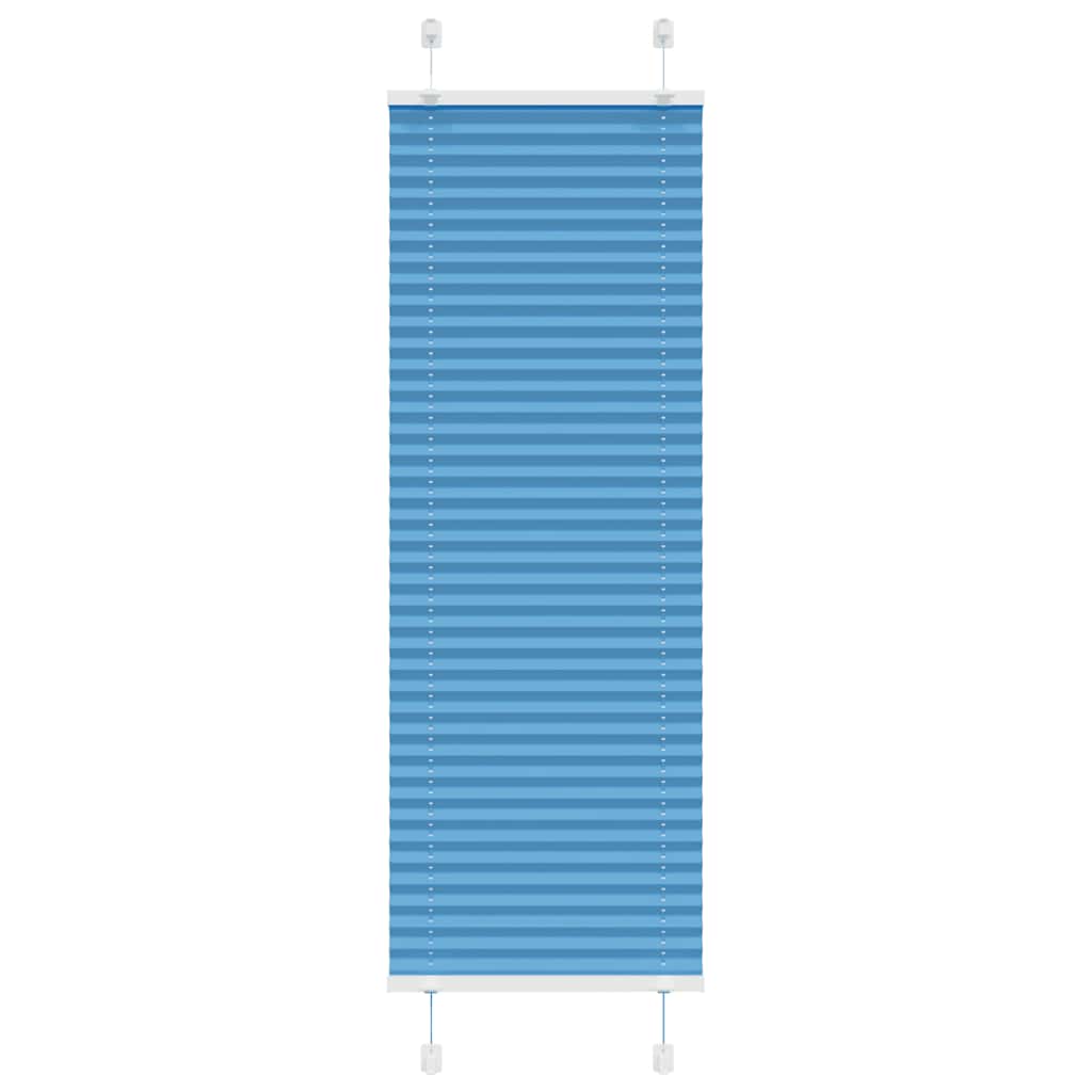 Pleated Blind Blue 45x150 cm Fabric Width 44.4 cm Polyester