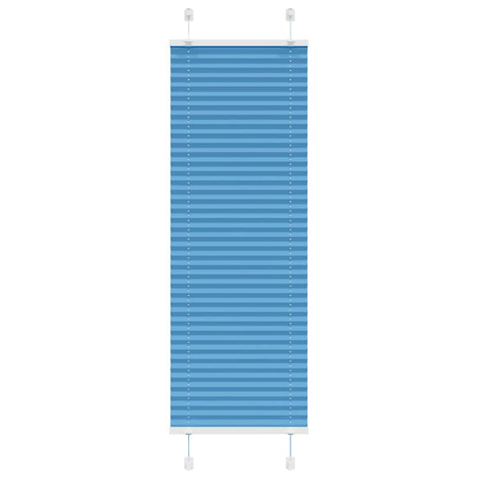 Pleated Blind Blue 45x150 cm Fabric Width 44.4 cm Polyester