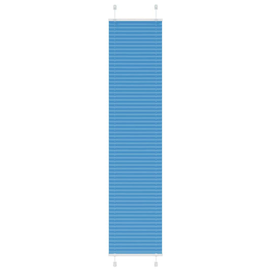 Pleated Blind Blue 45x200 cm Fabric Width 44.4 cm Polyester
