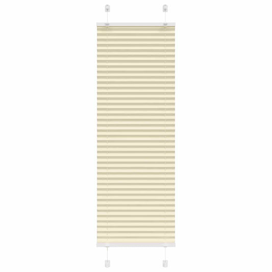 Pleated Blind Cream 45x100 cm Fabric Width 44.4 cm Polyester