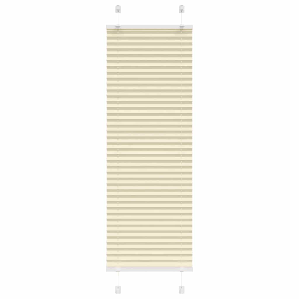 Pleated Blind Cream 50x100 cm Fabric Width 49.4 cm Polyester
