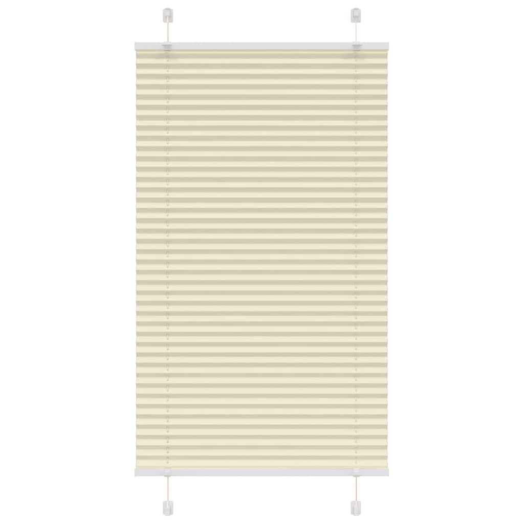 Pleated Blind Cream 70x100 cm Fabric Width 69.4 cm Polyester