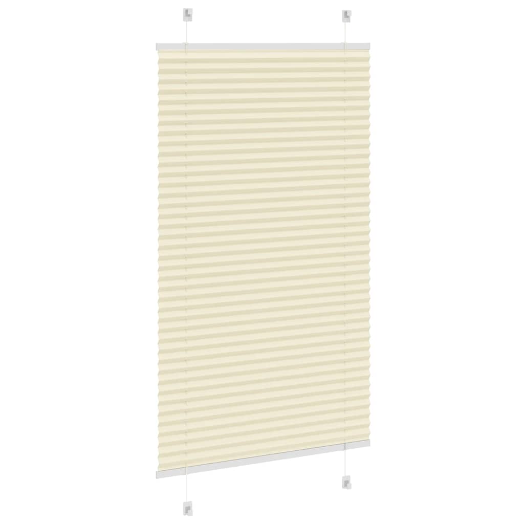 Pleated Blind Cream 75x100 cm Fabric Width 74.4 cm Polyester