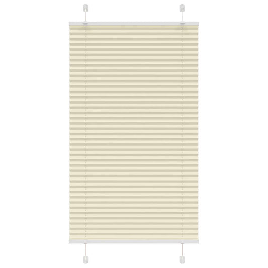 Pleated Blind Cream 80x100 cm Fabric Width 79.4 cm Polyester