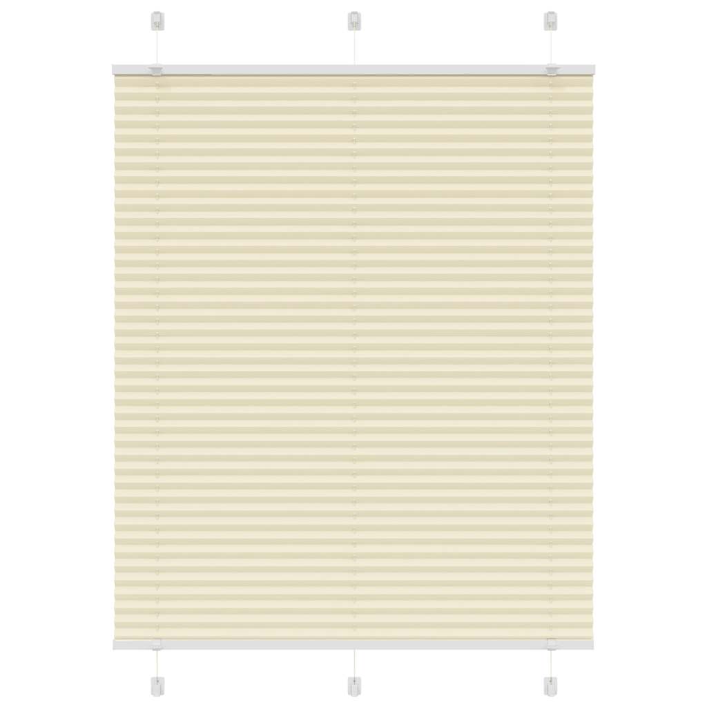 Pleated Blind Cream 105x100 cm Fabric Width 104.4 cm Polyester