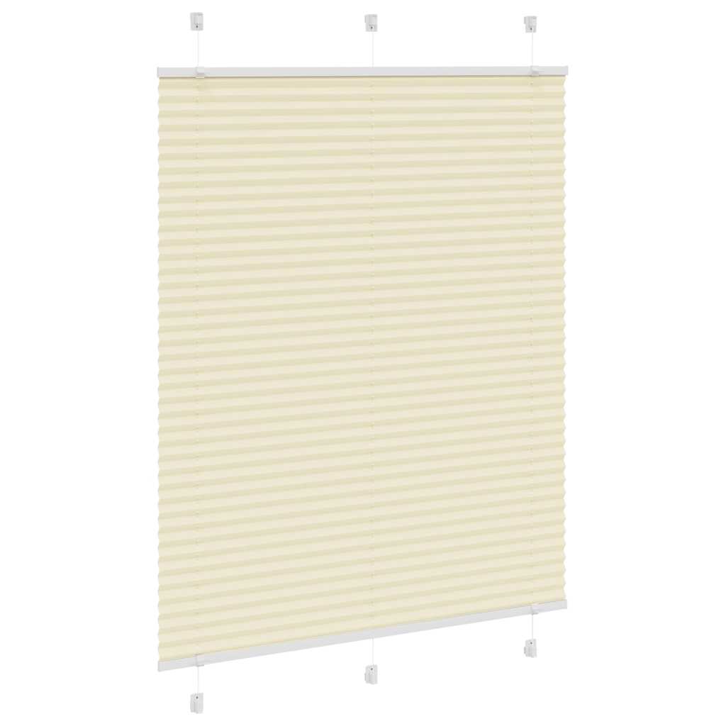 Pleated Blind Cream 110x100 cm Fabric Width 109.4 cm Polyester