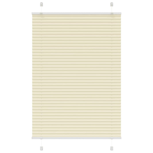 Pleated Blind Cream 100x150 cm Fabric Width 99.4 cm Polyester