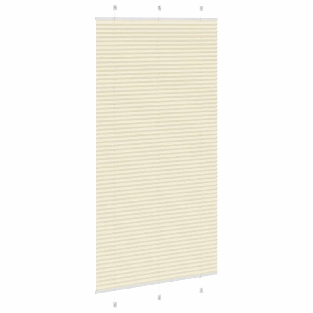 Pleated Blind Cream 105x200 cm Fabric Width 104.4 cm Polyester