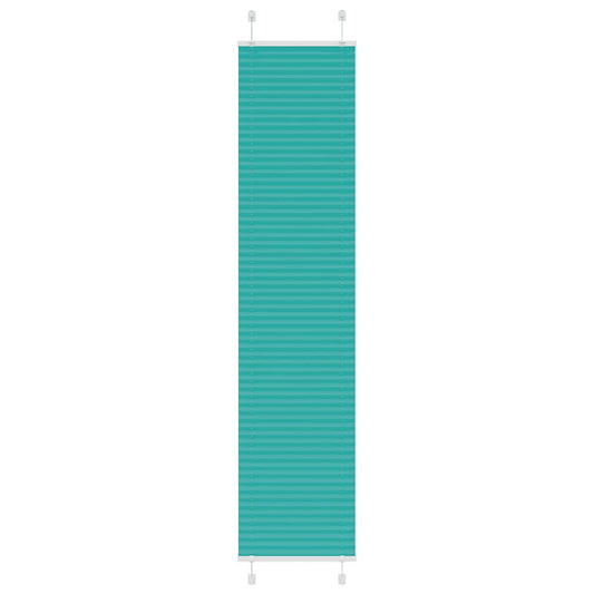 Pleated Blind Petrol Green 40x200 cm Fabric Width 39.4 cm Polyester