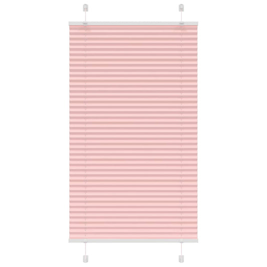 Pleated Blind Pink 70x100 cm Fabric Width 69.4 cm Polyester
