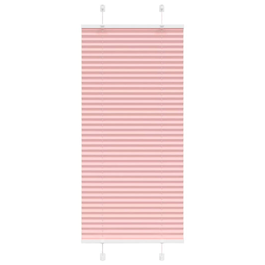 Pleated Blind Pink 60x150 cm Fabric Width 59.4 cm Polyester