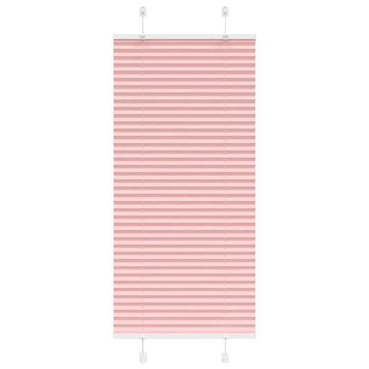 Pleated Blind Pink 65x150 cm Fabric Width 64.4 cm Polyester