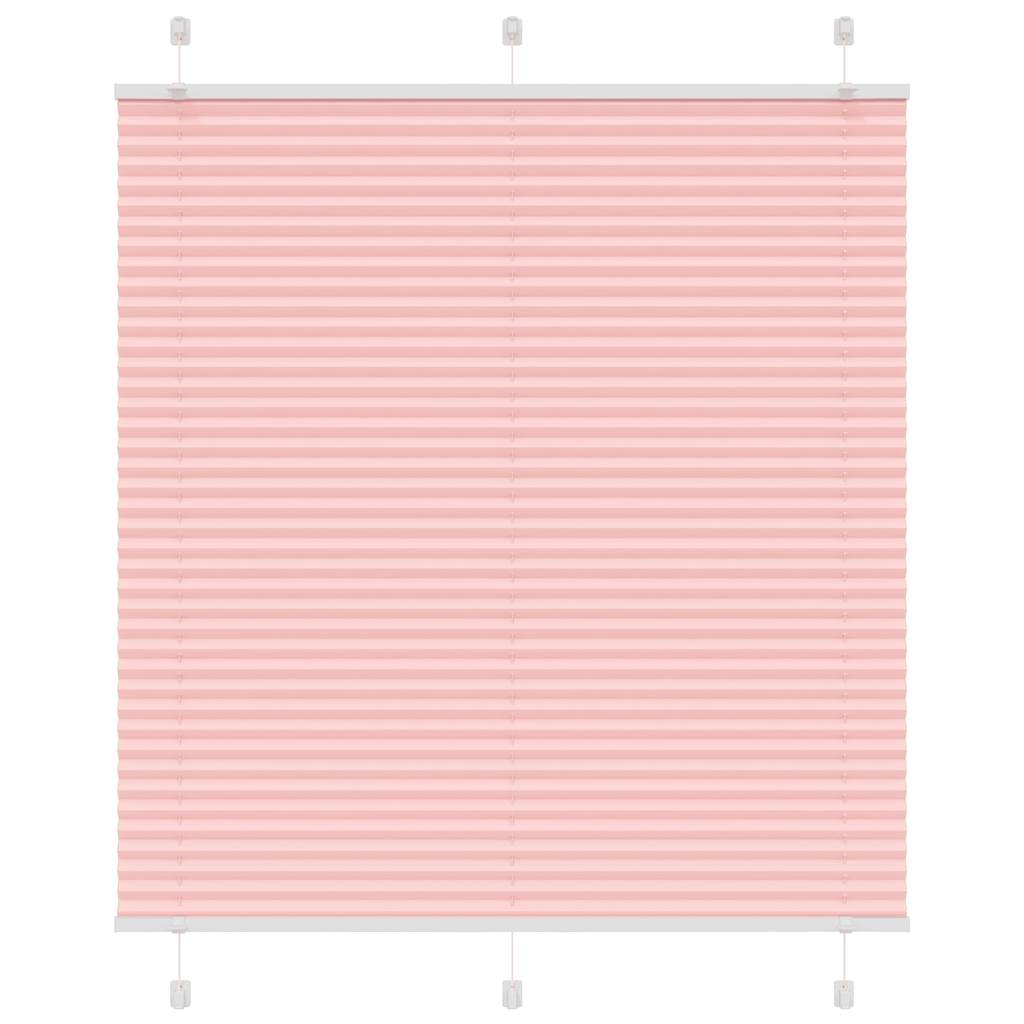 Pleated Blind Pink 115x150 cm Fabric Width 114.4 cm Polyester