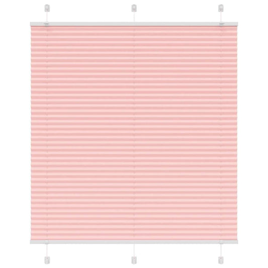 Pleated Blind Pink 120x150 cm Fabric Width 119.4 cm Polyester