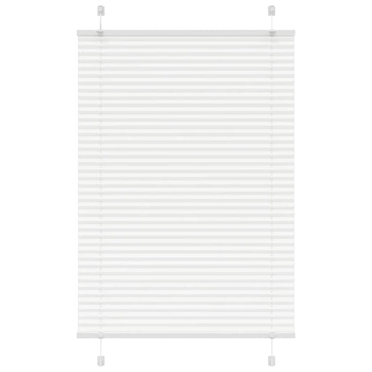 Pleated Blind White 90x150 cm Fabric Width 89.4 cm Polyester