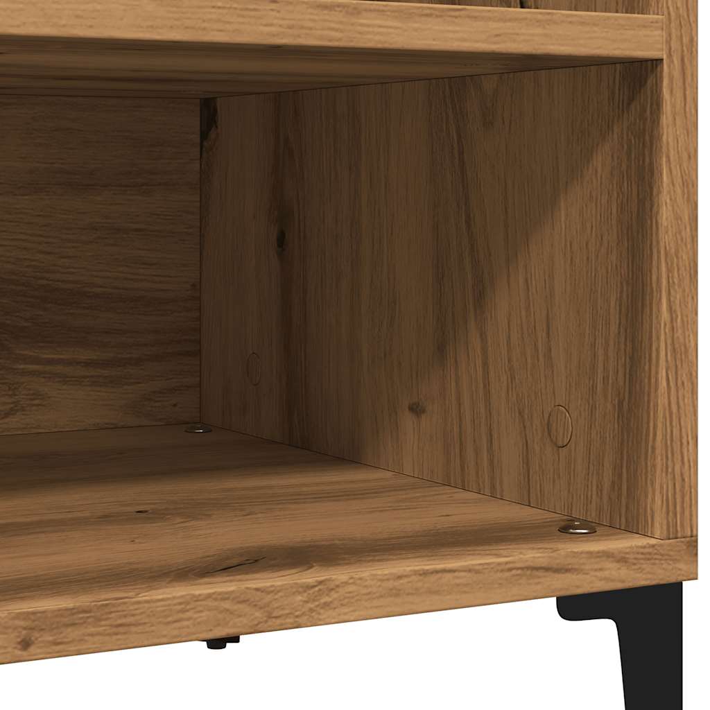 Record Cabinet Artisan Oak 84.5x38x48 cm Engineered Wood