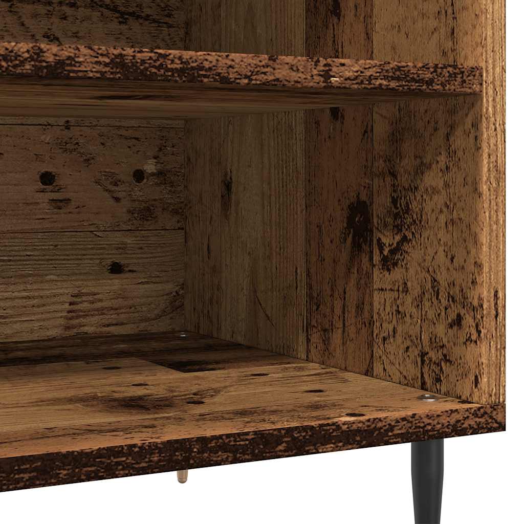 Record Cabinet Old Wood 84.5x38x48 cm Engineered Wood