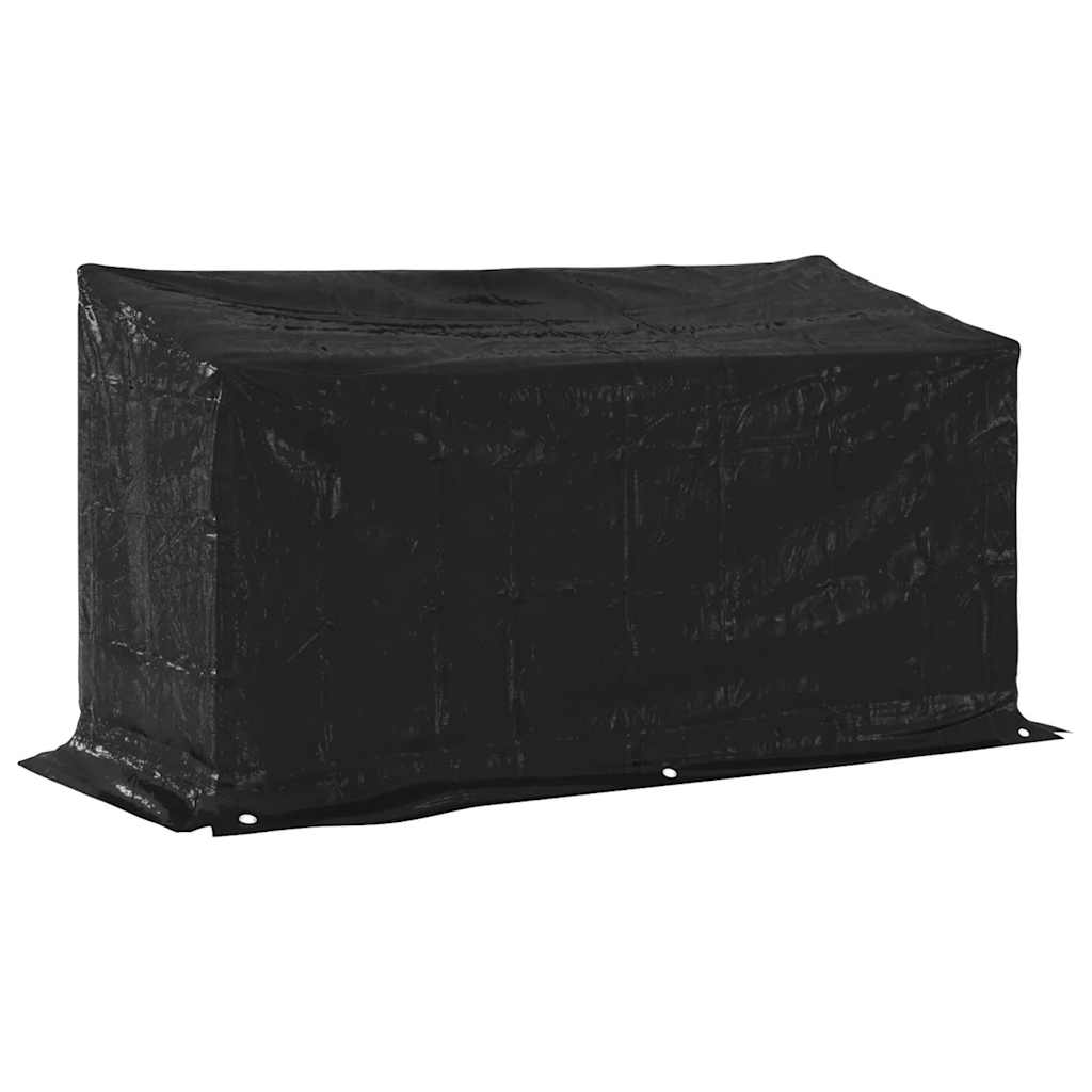 Firewood Rack with Rain Cover 200.5x80.5x110.5 cm Galvanised Steel