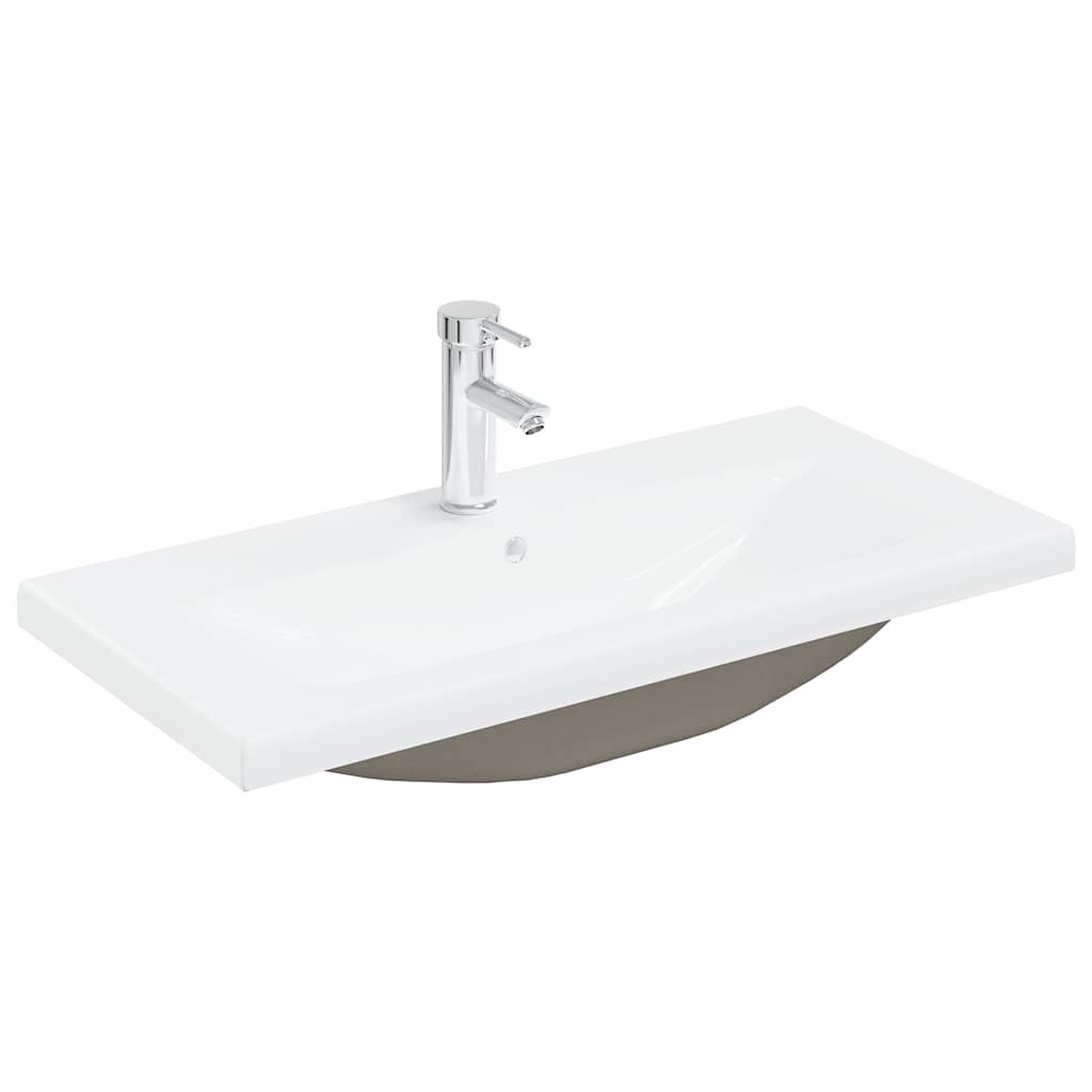 2 Piece Bathroom Furniture Set Sonoma Oak Engineered Wood